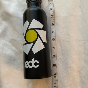 EDC electric Daisy Carnival-Black Metal Waterbottle New